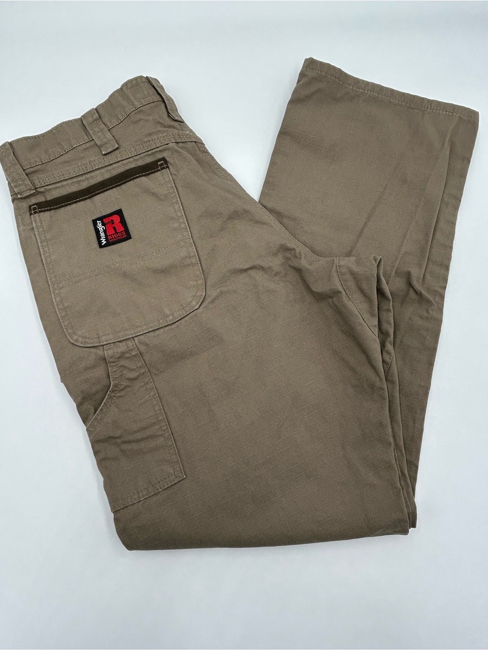 Wrangler Riggs Men's Carpenter Pants in Khaki 34x32 - Picture 9 of 9